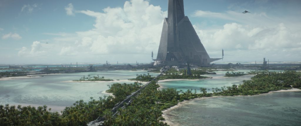 Rogue One: A Star Wars Story..Scarif..Photo credit: Lucasfilm/ILM..©2016 Lucasfilm Ltd. All Rights Reserved.