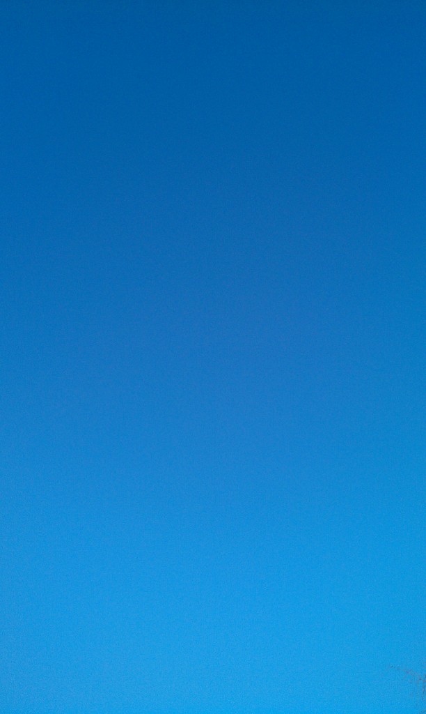 Ein blauer Himmel