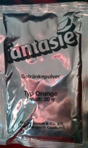 Fantasie Getränkepulver Typ: Orange