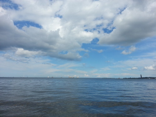 Die Kieler Förde am Nachmittag des 23.6.